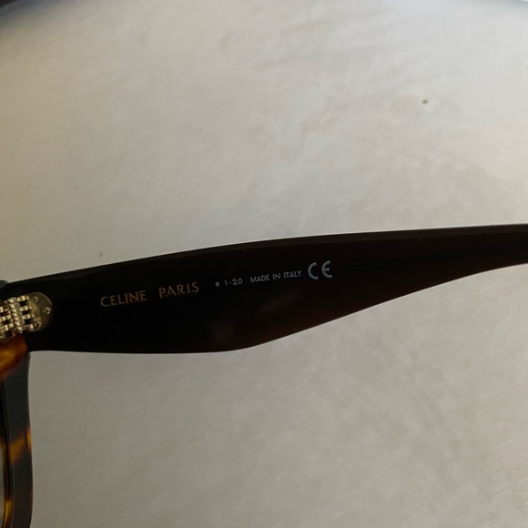 Celine 4004IN 5056K Sunglasses in Shiny Flamed Havana - Picture 7 of 7